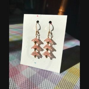 German glass earrings